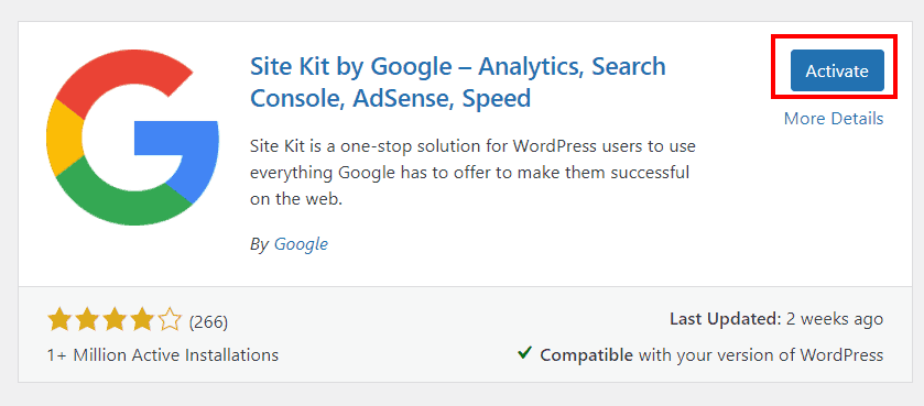 WORDPRESS｜Site Kit by Google｜官方外掛 1 次設定所有 Google 服務！