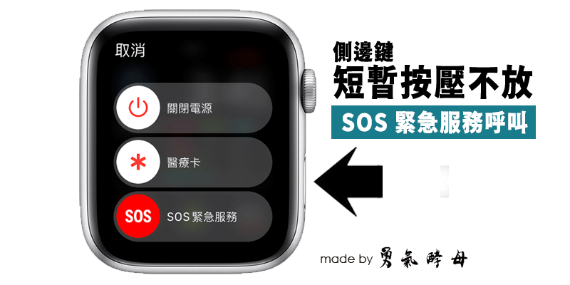 戶外運動、旅行者必學｜SOS 緊急服務 1 鍵求救｜iPhone & Apple Watch