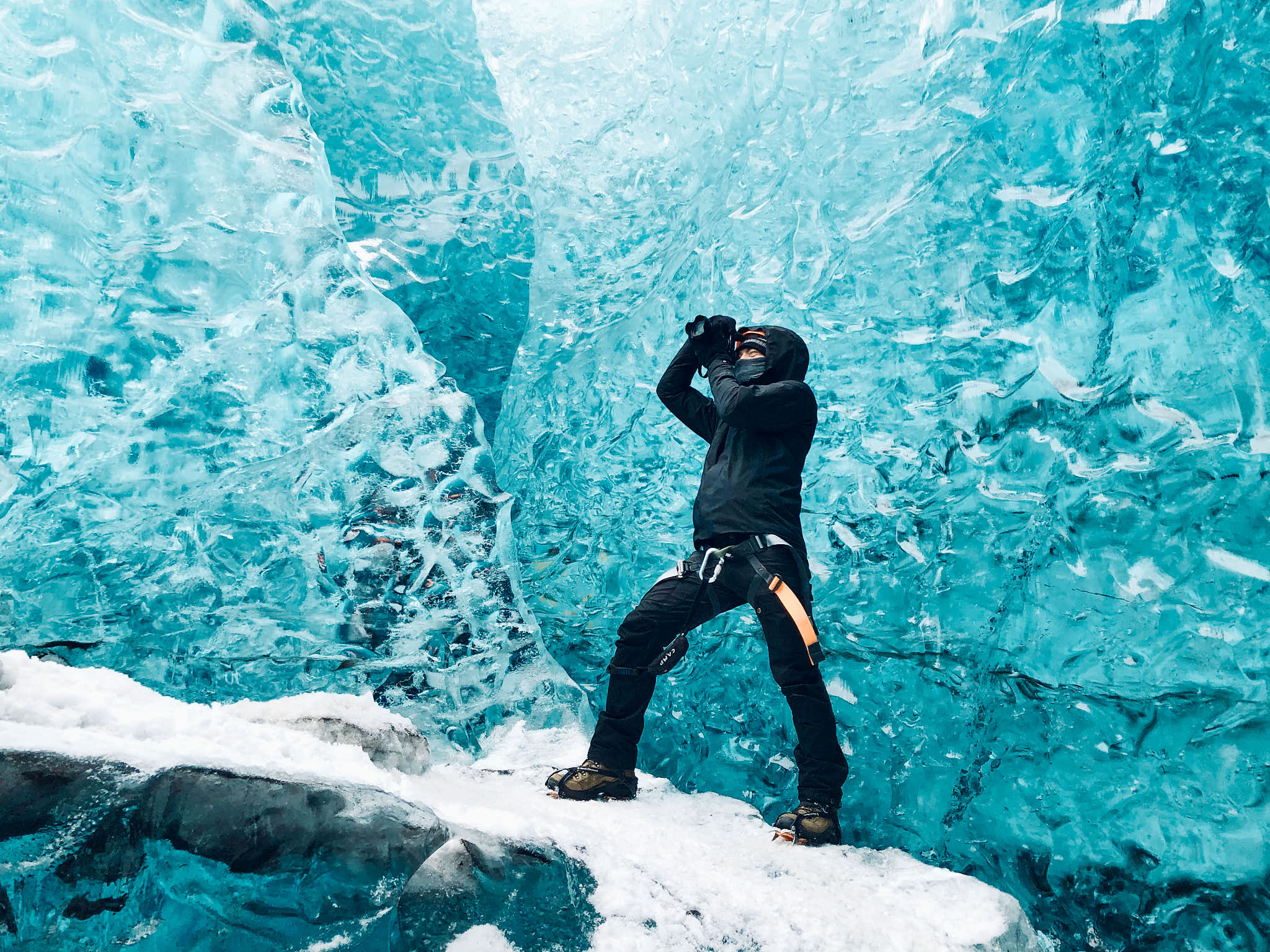 絕美藍冰洞｜Vatnajokull 瓦特納冰川｜冰島 ICE CAVE 夢幻體驗