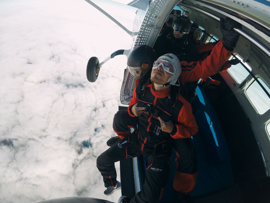 人生夢想清單｜紐西蘭高空跳傘 Skydiving｜躍上 1 萬英呎上高空