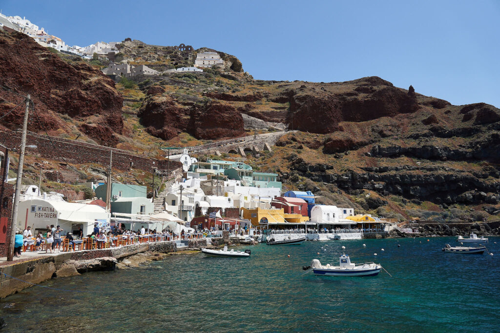 Article110 greece santorini island Amoudi Bay Katina Fish Tavern 希臘 聖托里尼 7021