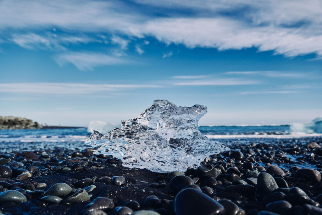 冰島鑽石海灘｜Diamond Beach｜光彩奪目的自然奇景