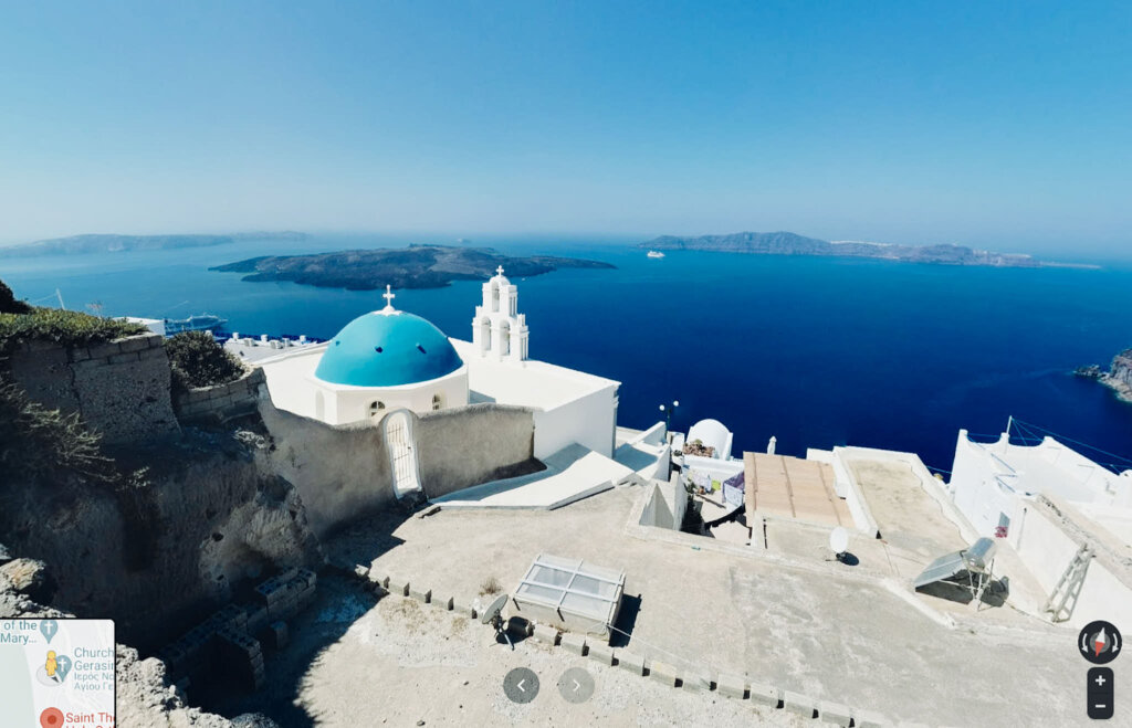 Article115 greece santorini island blue dome church 希臘 聖托里尼 藍色圓頂 藍頂教堂 3092